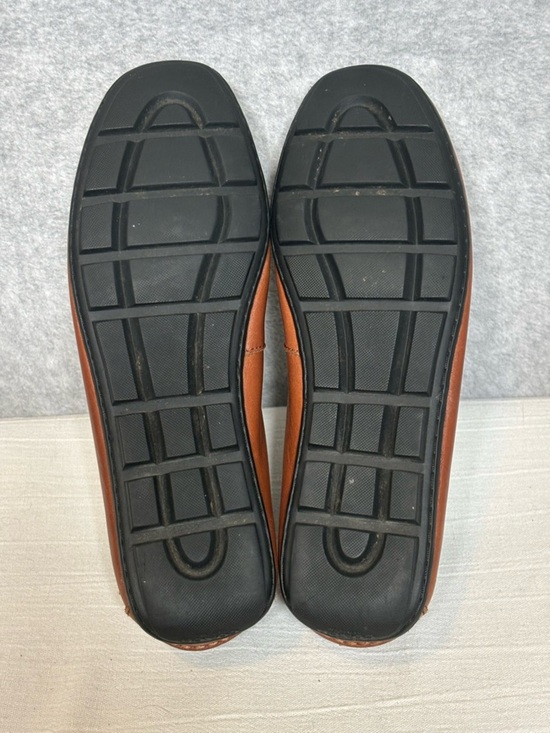 Coach Mott Varsity Leather Drive Loafers Slip On Shoes-Saddle Brown-Men Size 9D main image 4
